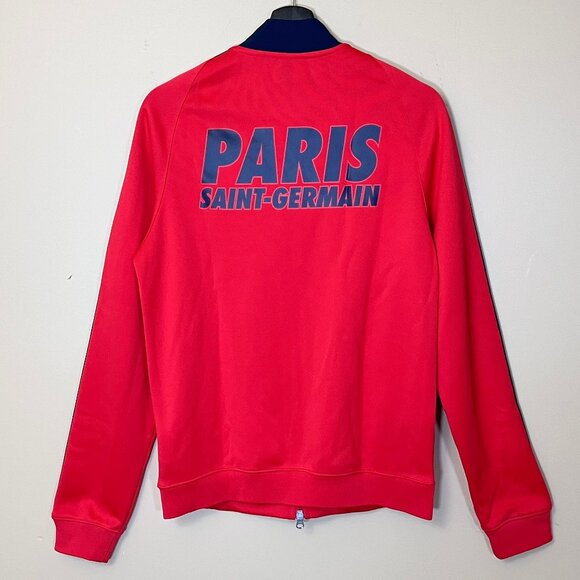 Nike Paris Saint Germain Full Zip Track Jacket - Men's Size S - Red This item i - Picture 3 of 12